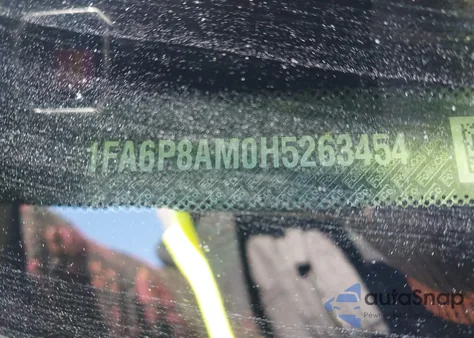 2017 Ford Mustang V6 z USA, uszkodzony, nr VIN 1FA6P8AM0H5263454